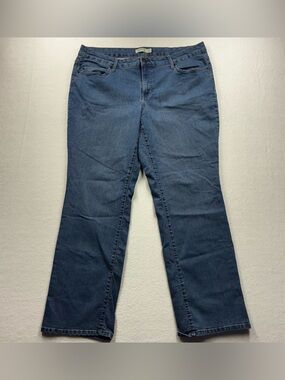 3For$20 Faded Glory Blue Wash Straight Leg Jeans size 22W